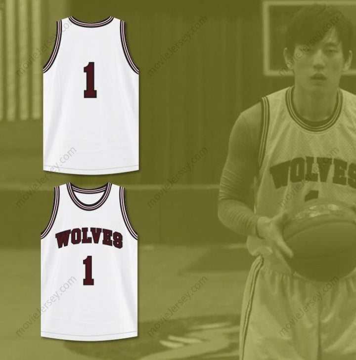 PERSONALIZA Cualquier Nombre Número GIL 1 CAMISETA DE BALONCESTO BLANCA DE PREPARATORIA Top Cosido S-6XL