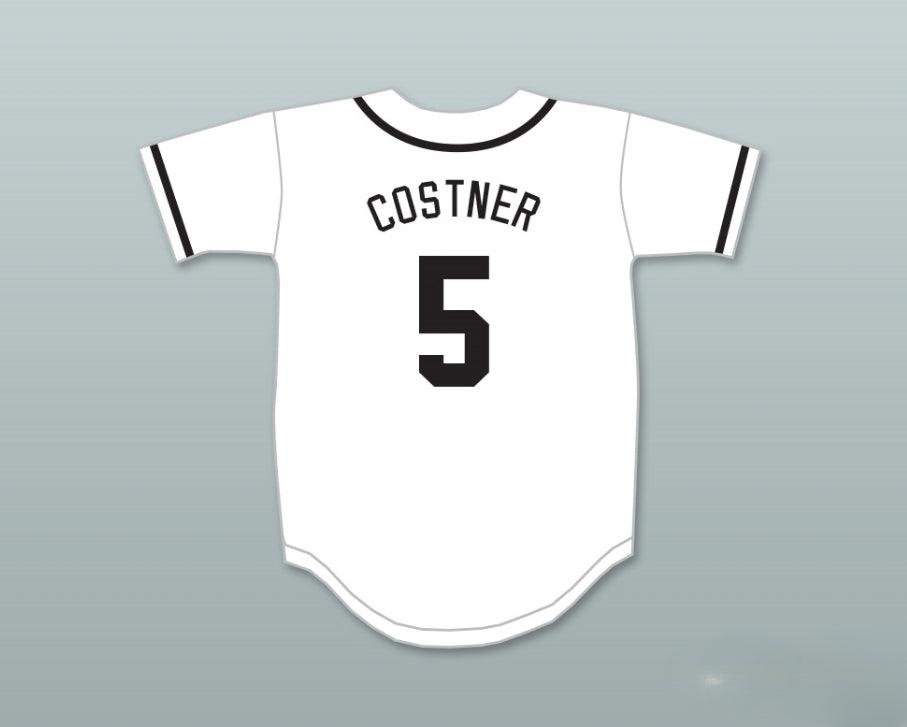 Personalizada Cualquier Nombre Número KEVIN COSTNER 5 SALAMANDERS CAMISETA BÉISBOL 1.ª DERBI DE DIAMANTES ANUAL ROCK N' JOCK Cosida S-6XL