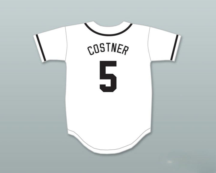Personalizada Cualquier Nombre Número KEVIN COSTNER 5 SALAMANDERS CAMISETA BÉISBOL 1.ª DERBI DE DIAMANTES ANUAL ROCK N' JOCK Cosida S-6XL