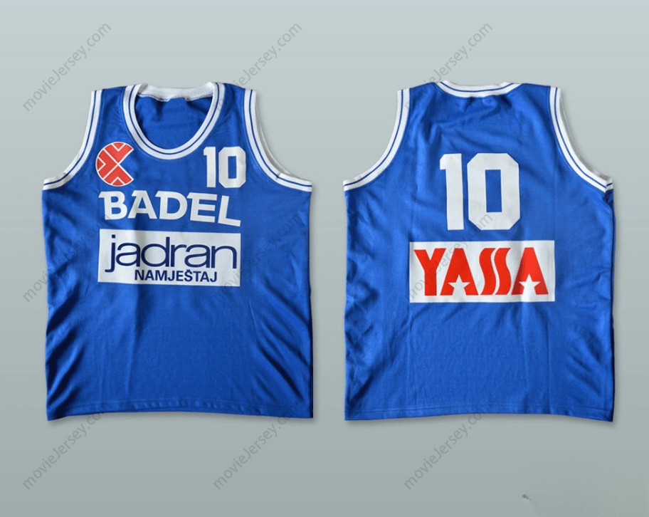 PERSONALIZA Cualquier Nombre Número DRAZEN PETROVIC 10 CIBONA ZAGREB CAMISETA DE BALONCESTO Cosida S-6XL