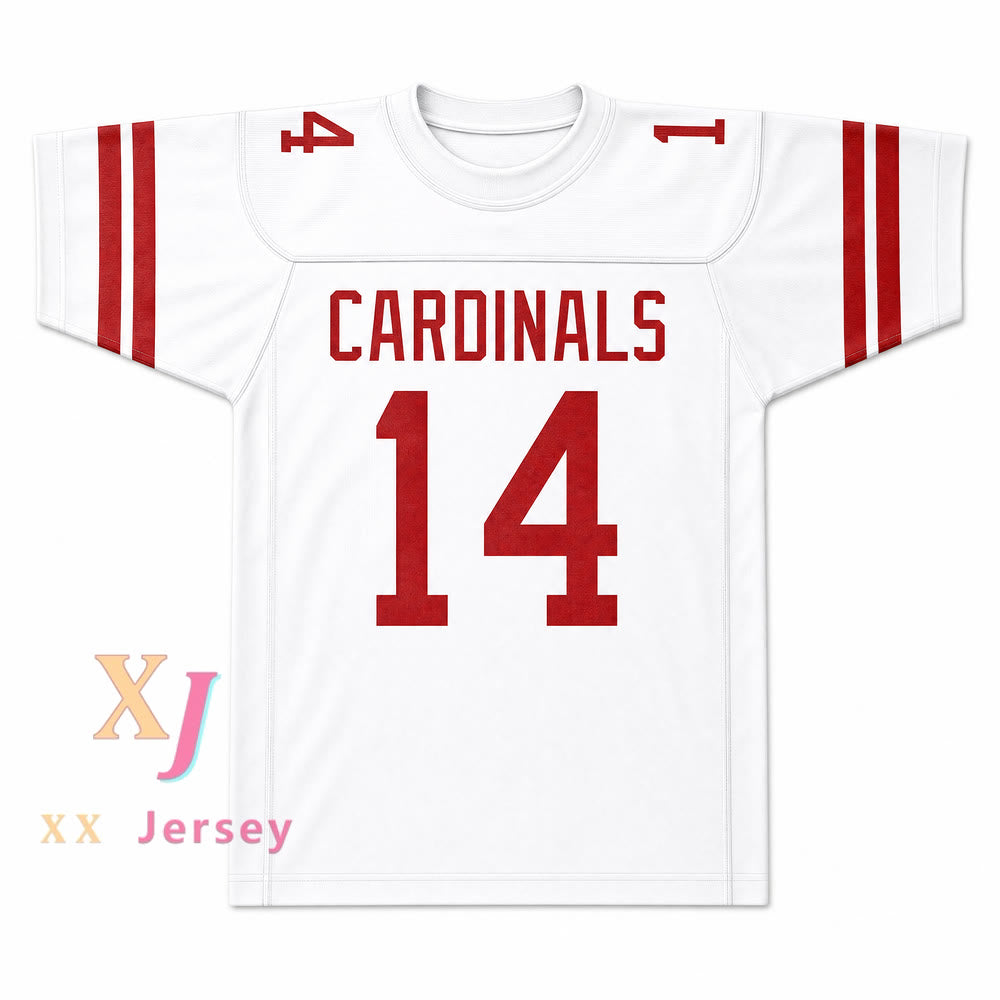 Steve Young 14 Greenwich High School Cardinals Football Jersey — front view