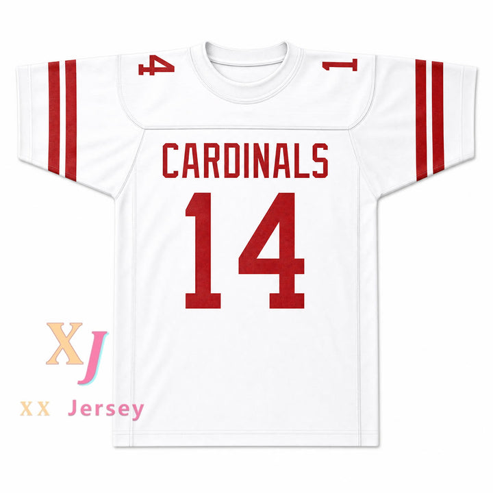 Steve Young 14 Greenwich High School Cardinals Football Jersey — front view