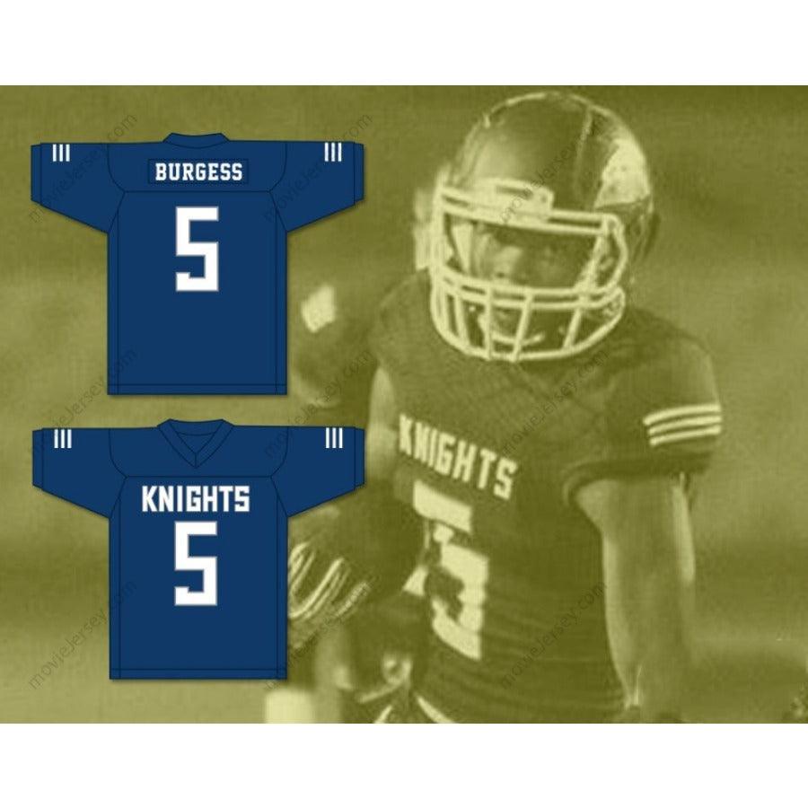 PERSONALIZA Cualquier Nombre Número TERRELL BURGESS 5 CAMISETA DE FÚTBOL Knights de SAN MARCOS HIGH SCHOOL Cosida Tallas S-6XL