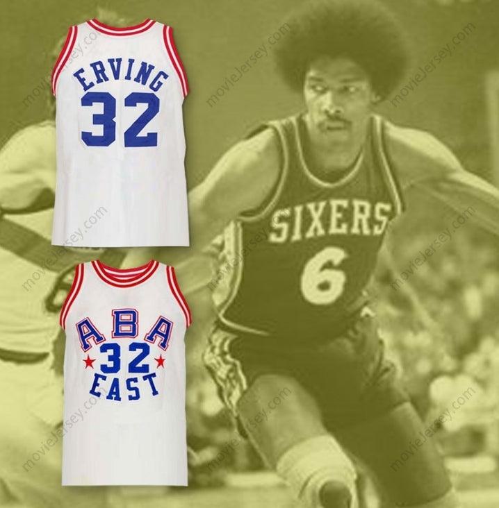 PERSONALIZA Cualquier Nombre Número JULIUS ERVING 32 JERSEY DE BALONCESTO ALL STAR NUEVO CUALQUIER TALLA Cosido S-6XL