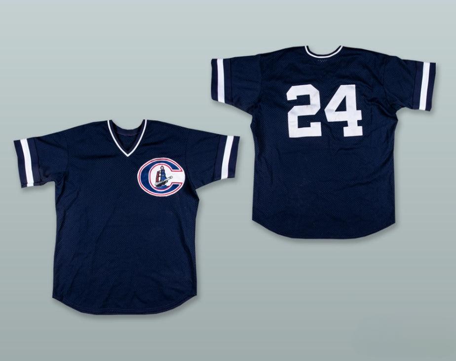 Custom Any Name Number DEREK JETER 24 NAVY BLUE BASEBALL JERSEY Top Stitched S-6XL