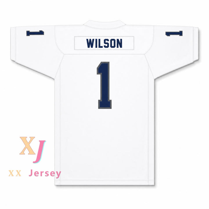 PERSONALIZA cualquier Nombre Número ZACH WILSON 1 CANYON HIGH SCHOOL CHARGERS Camiseta de Fútbol Americana Cosida Tallas S-6XL