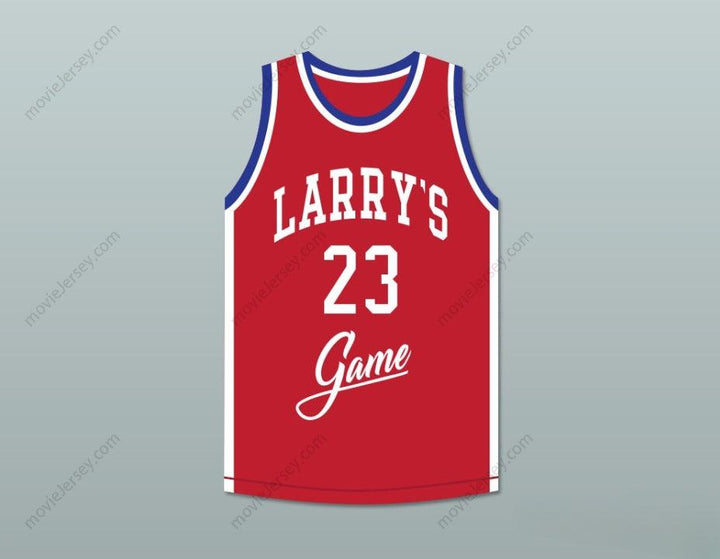CAMISETA DE BALONCESTO ROJA PERSONALIZADA con Cualquier Nombre Número WAYMAN TISDALE 23 del PARTIDO DE LARRY evento benéfico de 1988 con costuras superiores Tallas S-6XL