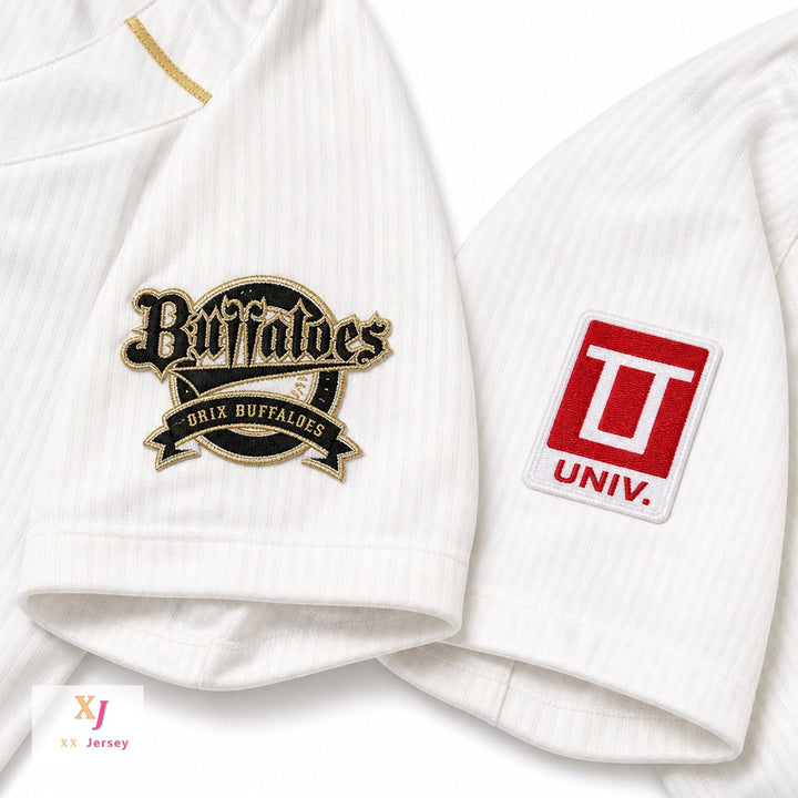 Personalizado Cualquier Nombre Número LEE S.Y. 3 ORIX BUFFALOES CAMISETA DE BÉISBOL CON PARCHES Cosido Superior S-6XL