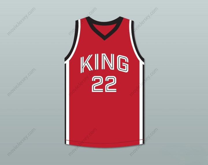 CUSTOM ANY Name Number KAWHI LEONARD 22 MARTIN LUTHER KING HIGH SCHOOL  RED BASKETBALL JERSEY 10 Top Stitched S-6XL