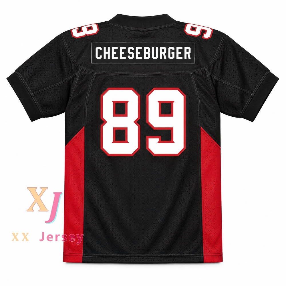 Custom Terry Crews Cheeseburger Eddy 89 Mean Machine Convicts Football Jersey