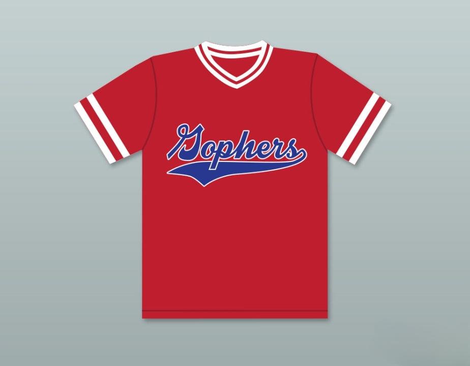 Camiseta de béisbol ROJA de ligas menores LITTLE BIG LEAGUE de los GOPHERS de BILLY HEYWOOD 22, con cualquier nombre y número, cosida, tallas S-6XL