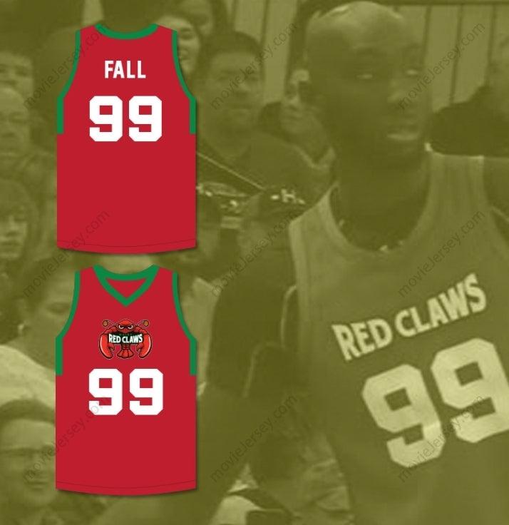Camiseta de baloncesto personalizada con nombre y número TACKO FALL 99 MAINE RED 1 Top Stitched S-6XL