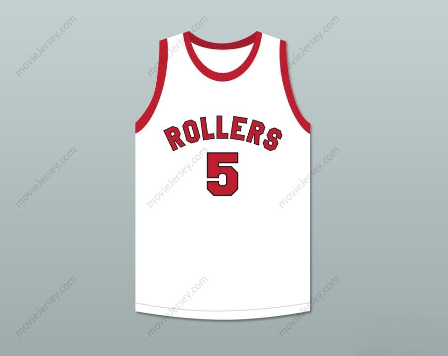 PERSONALIZA Cualquier Nombre Número KENNY SAILORS 5 PROVIDENCE STEAMROLLERS CAMISETA DE BALONCESTO BLANCA 4 Costuras Superiores S-6XL