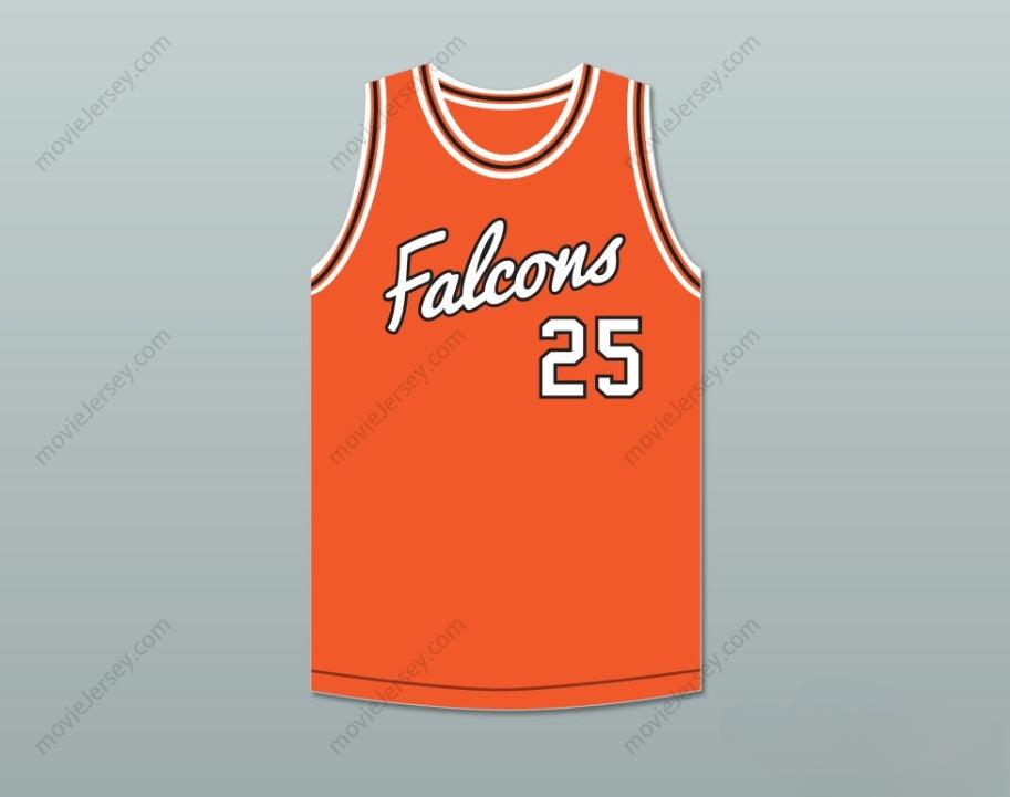 PERSONALIZA Cualquier Nombre Número PAUL WESTPHAL 25 AVIATION HIGH SCHOOL FALCONS JERSEY DE BALONCESTO NARANJA Top Cosido S-6XL