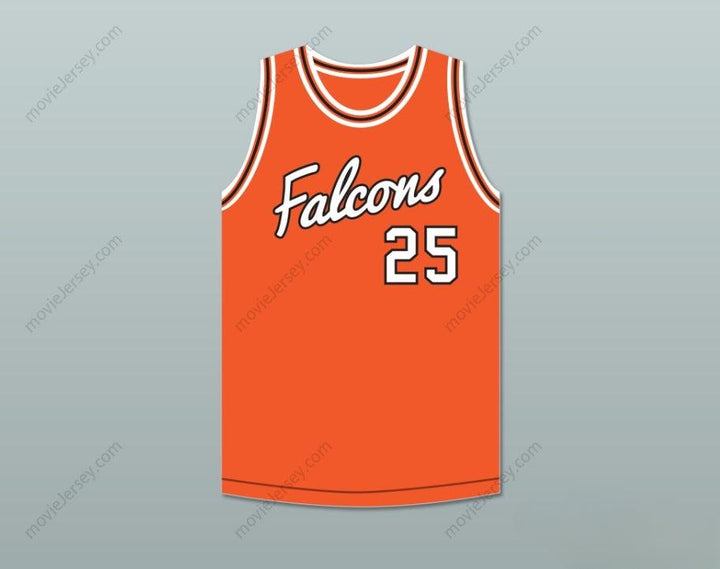 PERSONALIZA Cualquier Nombre Número PAUL WESTPHAL 25 AVIATION HIGH SCHOOL FALCONS JERSEY DE BALONCESTO NARANJA Top Cosido S-6XL