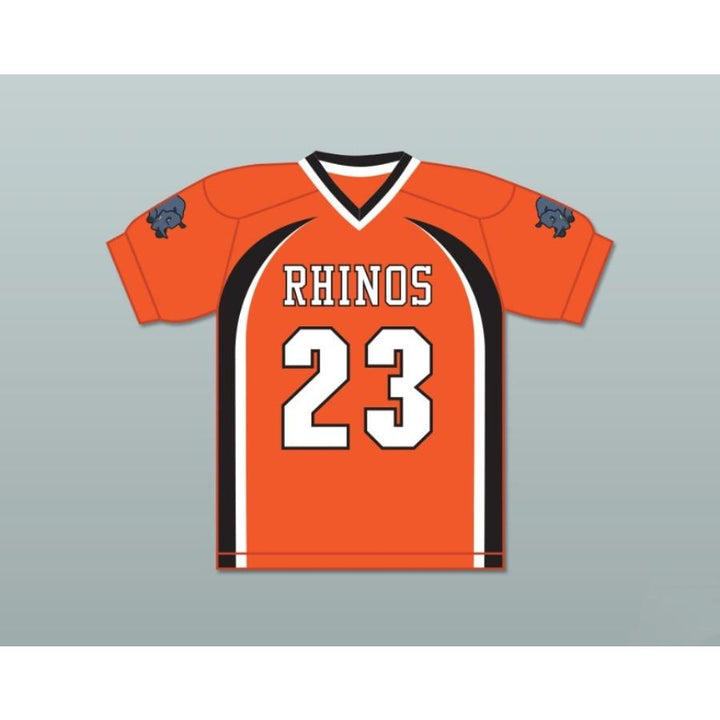 PERSONALIZADA Cualquier Nombre Número CAMISETA DE FÚTBOL RHINOS 23 CON PARCHES KEY PEELE Cosida S-6XL