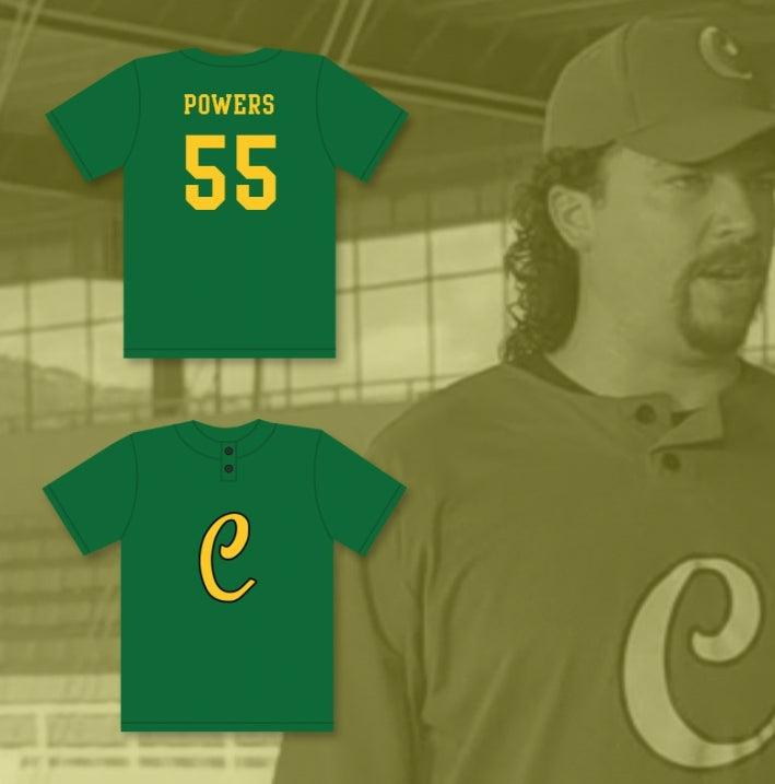Camiseta de béisbol KENNY POWERS 55 CHARROS PRACTICE ALTERNATE HOME, con número y nombre personalizables, EASTBOUND & DOWN, costuras reforzadas, tallas S-6XL