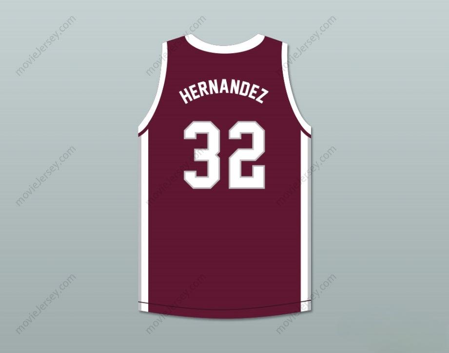 PERSONALIZA Cualquier Nombre Número AARON HERNANDEZ 32 BRISTOL CENTRAL RAMS MAROON CAMISETA DE BALONCESTO ASESINO POR DENTRO: LA MENTE DE AARON HERNANDEZ Cosido en la parte superior S-6XL