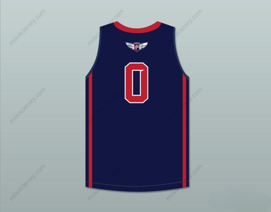 CUSTOM ANY Name Number BOL BOL 0  PREP NAVY BLUE BASKETBALL JERSEY 1 Top Stitched S-6XL