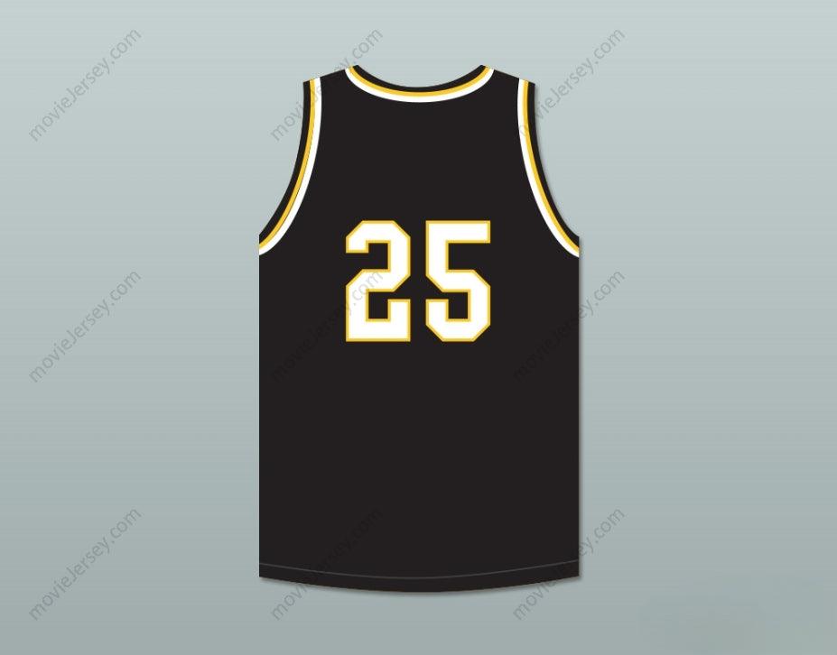 PERSONALIZA Cualquier Nombre Número DWYANE WADE 25 HAROLD L. RICHARDS HIGH SCHOOL BULLDOGS CAMISETA DE BALONCESTO NEGRA 1 Parte Superior Cosida S-6XL