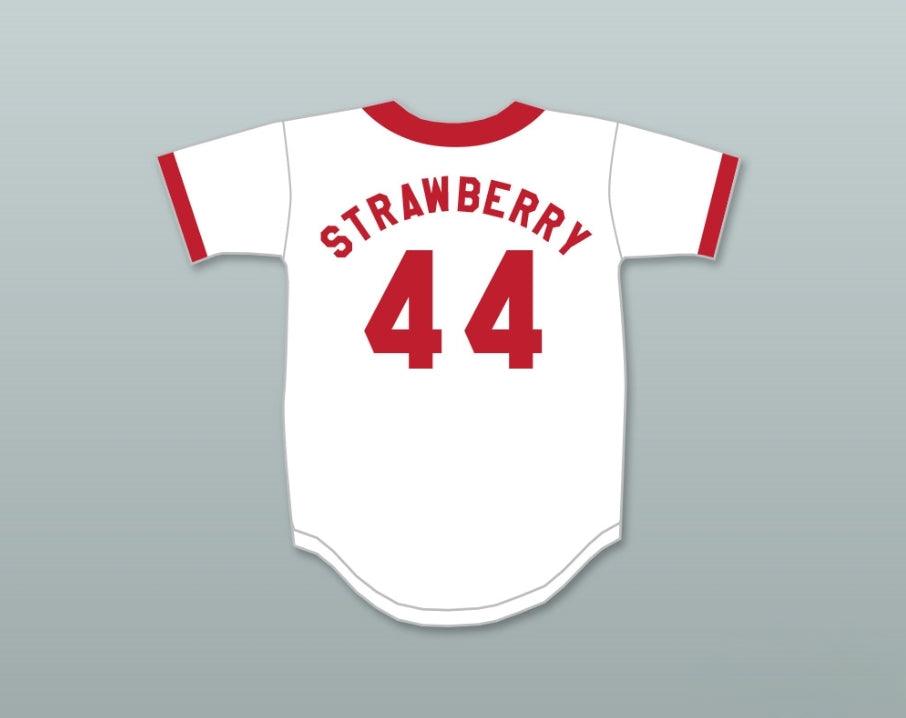 Custom Any Name Number DARRYL STRAWBERRY 44  NUCLEAR POWER PLANT SOFTBALL TEAM BASEBALL JERSEY Top Stitched S-6XL