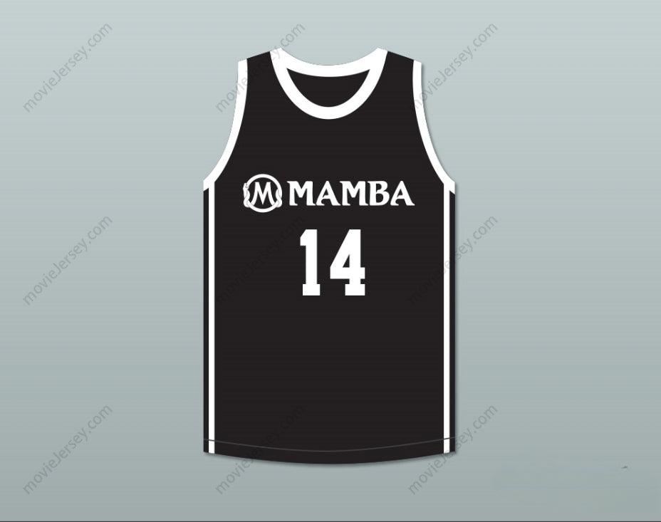 CUSTOM ANY Name Number PAYTON 14 MAMBA BALLERS BLACK BASKETBALL JERSEY VERSION 2 Top Stitched S-6XL