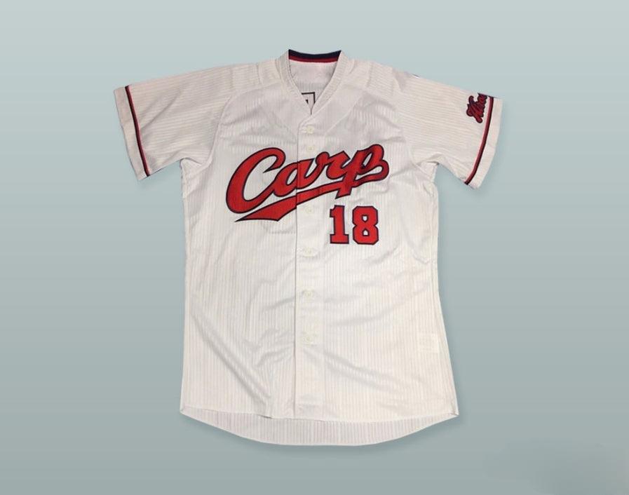 Personalizado Cualquier Nombre Número KENTA MAEDA 18 CAMISETA DE BÉISBOL CARP DE HIROSHIMA LOCAL Cosida S-6XL