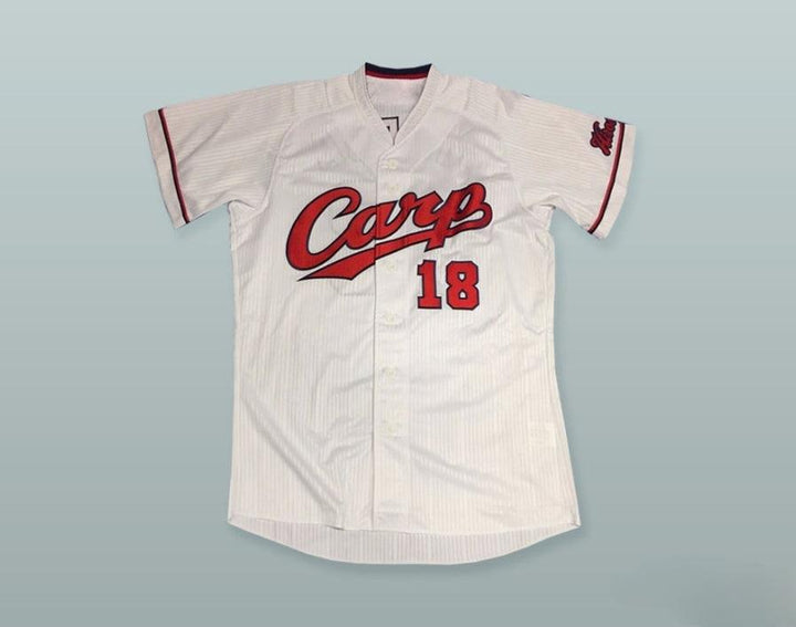 Personalizado Cualquier Nombre Número KENTA MAEDA 18 CAMISETA DE BÉISBOL CARP DE HIROSHIMA LOCAL Cosida S-6XL