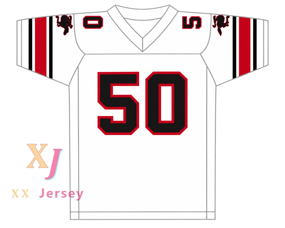 Custom Ron Simmons 50 Tampa Bay Bandits 1985 USFL Football Jersey