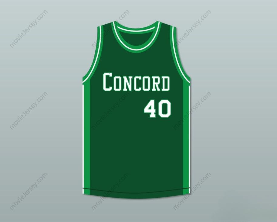 PERSONALIZA Cualquier Nombre Número SHAWN KEMP 40 CONCORD HIGH SCHOOL MINUTEMEN CAMISETA DE BALONCESTO DE VISITANTE BORDADA S-6XL