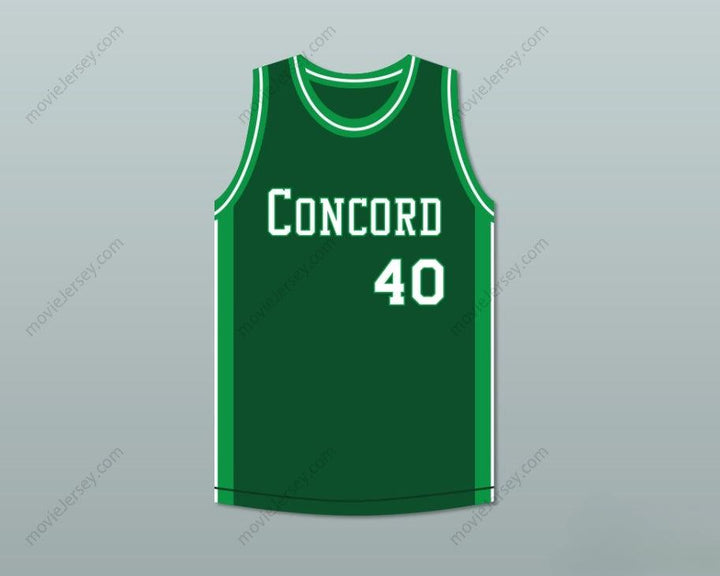 PERSONALIZA Cualquier Nombre Número SHAWN KEMP 40 CONCORD HIGH SCHOOL MINUTEMEN CAMISETA DE BALONCESTO DE VISITANTE BORDADA S-6XL