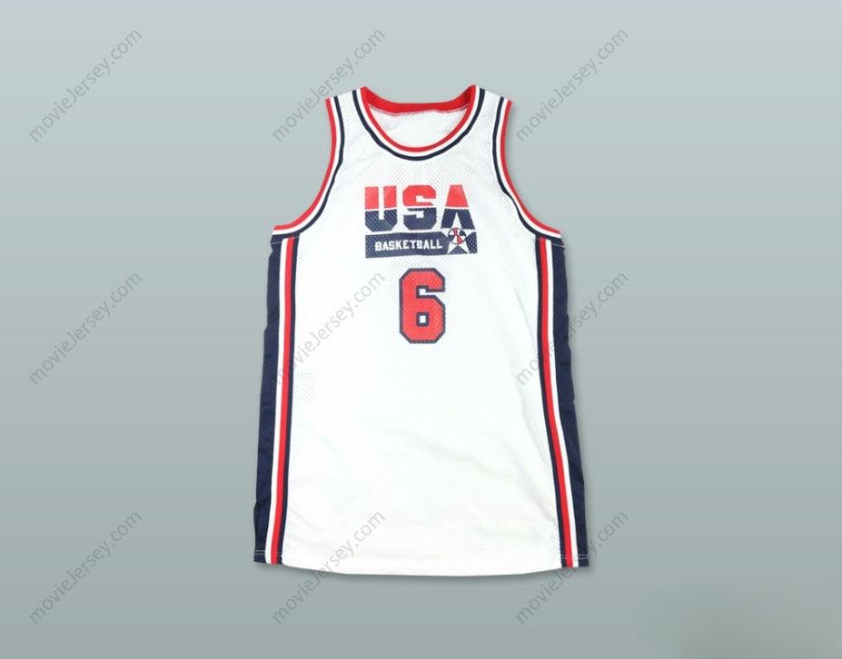 CAMISETA DE BALONCESTO LOCAL DE EE. UU. DE PATRICK EWING, NÚMERO 6, AÑO 1992, PERSONALIZABLE CON CUALQUIER NOMBRE Y NÚMERO, Tallas S-6XL