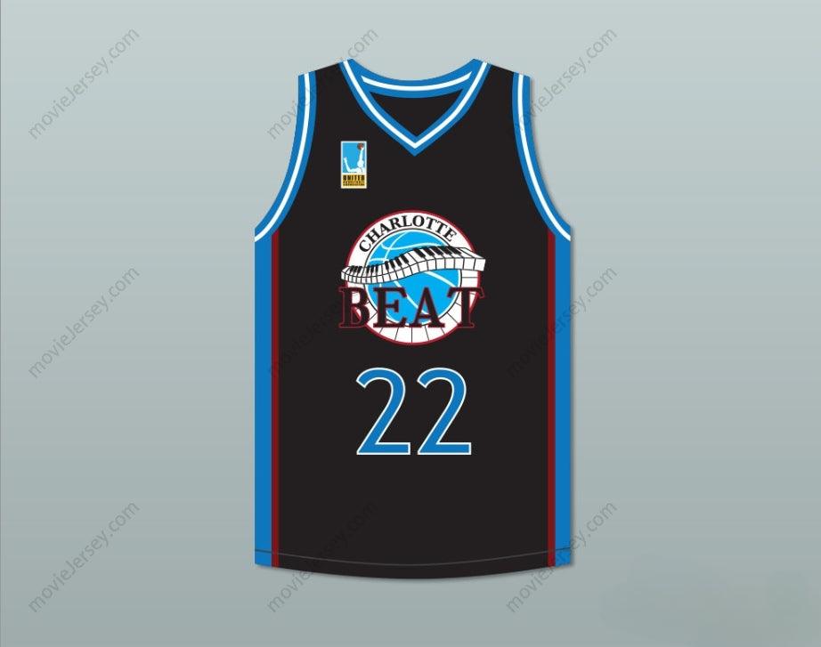 CUSTOM ANY Name Number RASHEED WALLACE WHITLEY 22 CHARLOTTE BEAT HOME BASKETBALL JERSEY WITH UBA PATCH JUWANNA MANN Top Stitched S-6XL