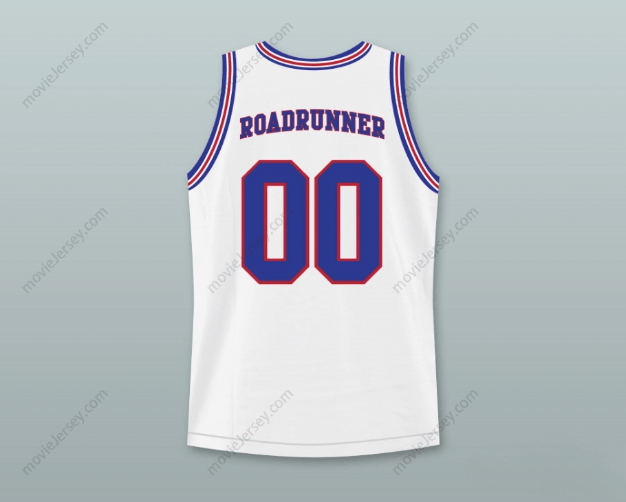 CAMISETA DE BALONCESTO PERSONALIZADA CON CUALQUIER Nombre y Número ROADRUNNER 00 TUNE SQUAD CON PARCHE DE SPACE JAM Confección Superior S-6XL