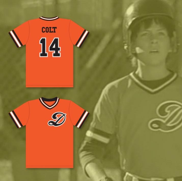 Personalizado Cualquier Nombre Número JEFFREY 'COLT' DOUGLAS 14 DRAGONS BASEBALL JERSEY Parte Superior Bordada S-6XL