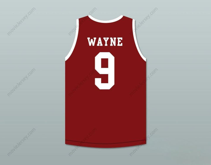 CAMISETA DE BALONCESTO MARRÓN DWAYNE WAYNE 9 HILLMAN COLLEGE CON PARCHE DE ÁGUILA, CUALQUIER Nombre y Número, Costura Superior S-6XL