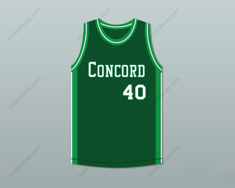 PERSONALIZA Cualquier Nombre Número SHAWN KEMP 40 CONCORD HIGH SCHOOL MINUTEMEN CAMISETA DE BALONCESTO VERDE Top Cosido S-6XL