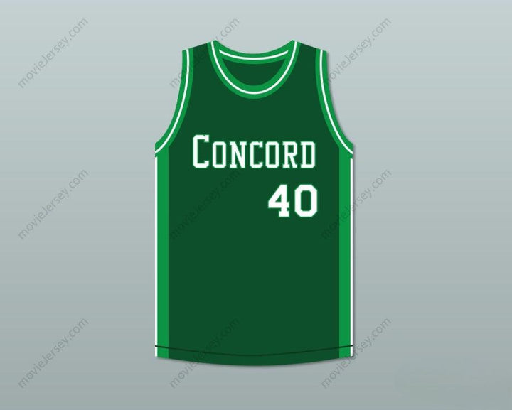 PERSONALIZA Cualquier Nombre Número SHAWN KEMP 40 CONCORD HIGH SCHOOL MINUTEMEN CAMISETA DE BALONCESTO VERDE Top Cosido S-6XL