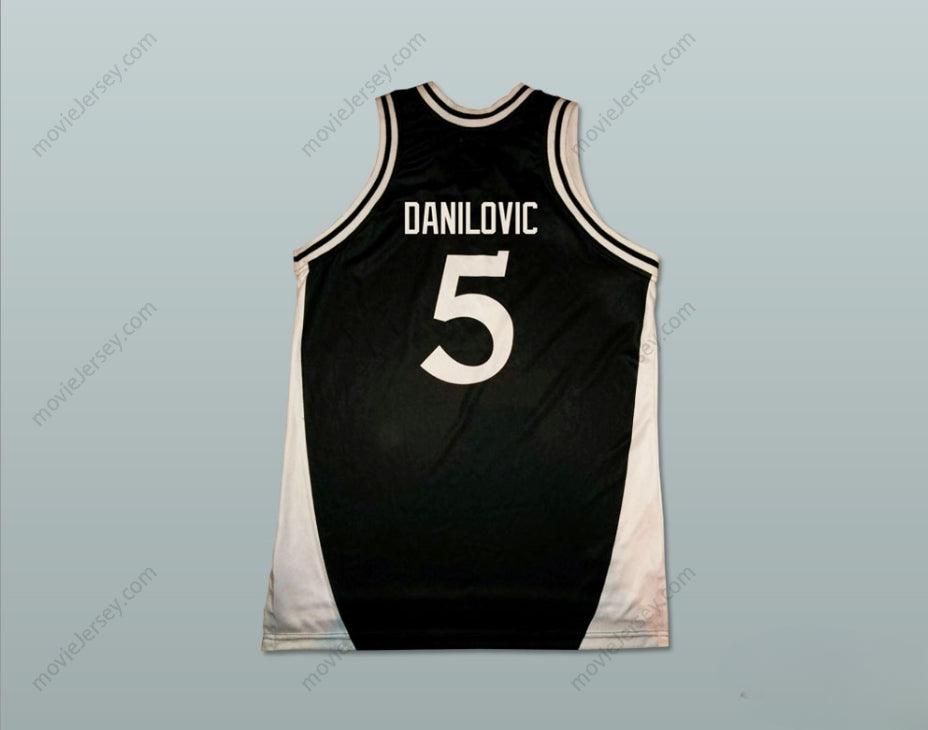 PERSONALIZA CUALQUIER Nombre Número CAMISETA DE BALONCESTO SASHA DANILOVIC VIRTUS KINDER BOLONIA BORDADO Cosido Superior S-6XL