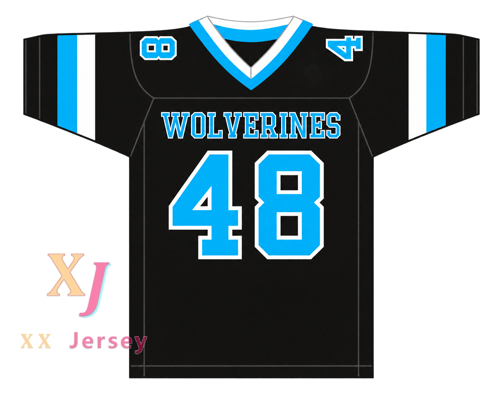 PERSONALIZA CUALQUIER Nombre Número ROB GRONKOWSKI 48 WOLVERINES DE WOODLAND HILLS HIGH SCHOOL Camiseta de fútbol Bordada Tallas S-6XL