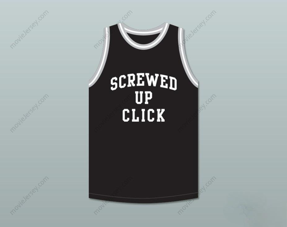 CUSTOM ANY Name Number GEORGE FLOYD BIG FLOYD 46 SCREWED UP CLICK BASKETBALL JERSEY Top Stitched S-6XL