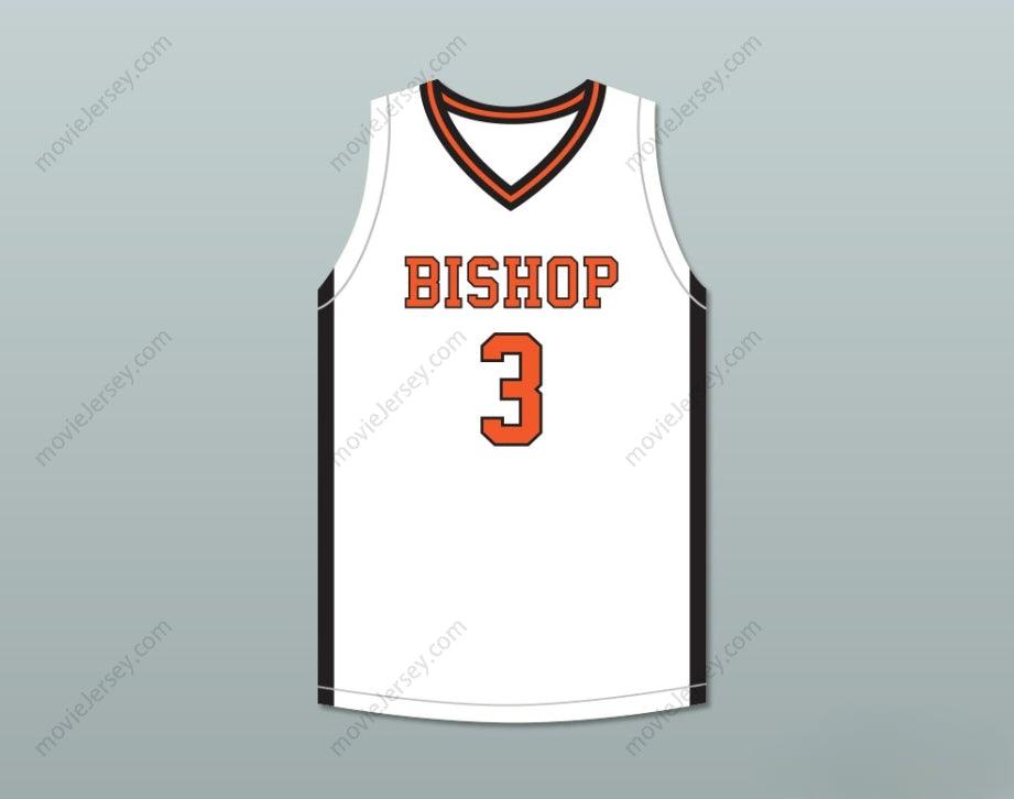 PERSONALIZA CUALQUIER Nombre Número BRANDON DURRETT 3 BISHOP HAYES TIGERS BLANCO CAMISETA DE BALONCESTO THE WAY BACK Cosido a mano S-6XL
