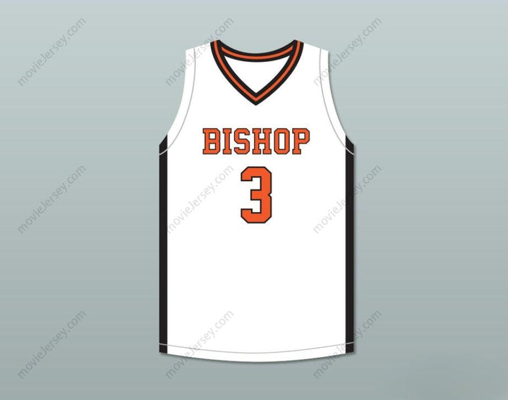 PERSONALIZA CUALQUIER Nombre Número BRANDON DURRETT 3 BISHOP HAYES TIGERS BLANCO CAMISETA DE BALONCESTO THE WAY BACK Cosido a mano S-6XL