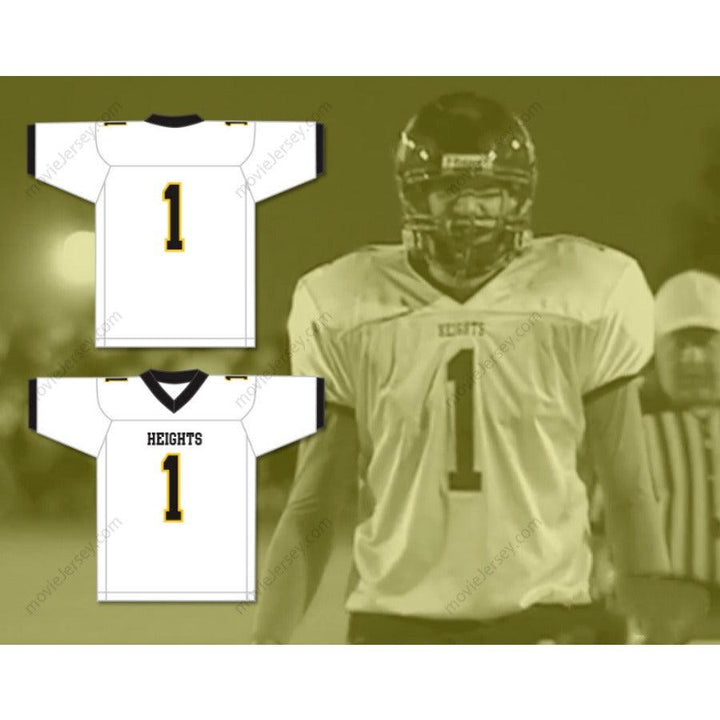 PERSONALIZA CUALQUIER Nombre Número TRAVIS KELCE 1 CAMISETA Fútbol Americano CLEVELAND HEIGHTS HIGH SCHOOL TIGERS con costuras Tallas S-6XL