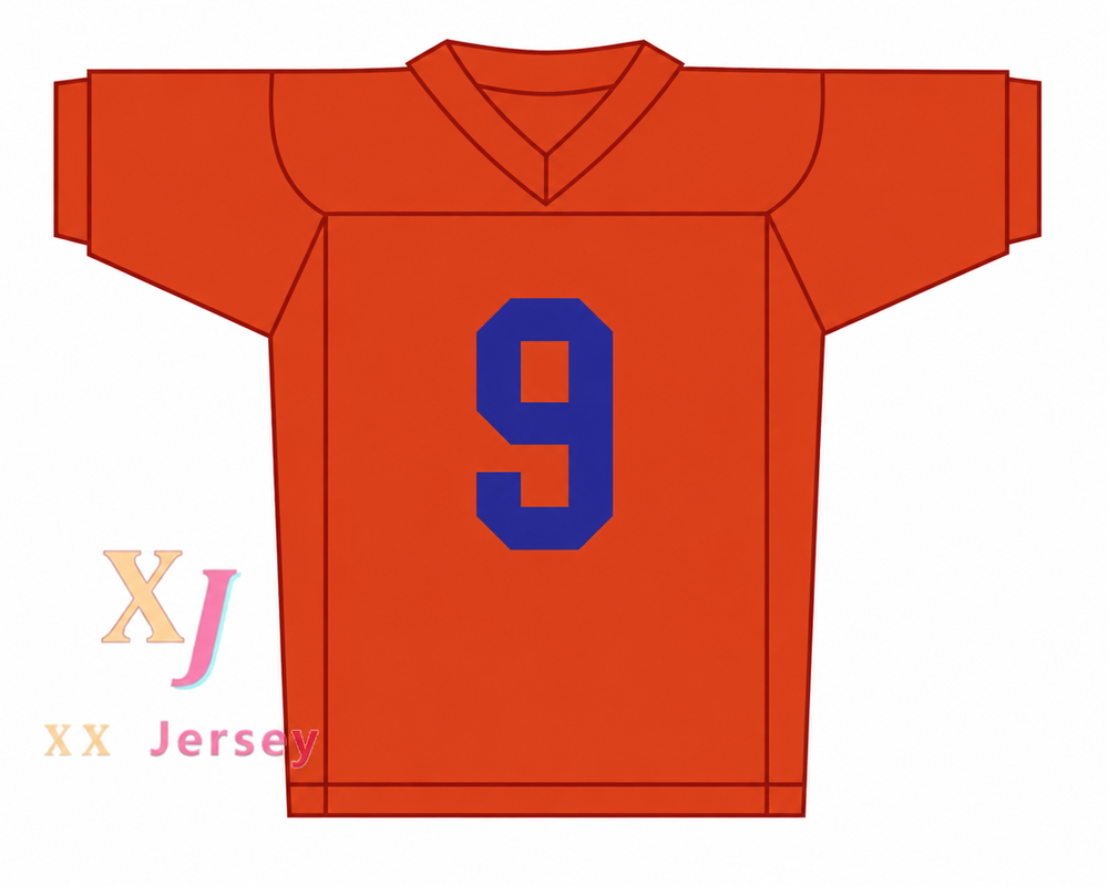 Custom Bobby Boucher 9 Orange The Waterboy Football Jersey