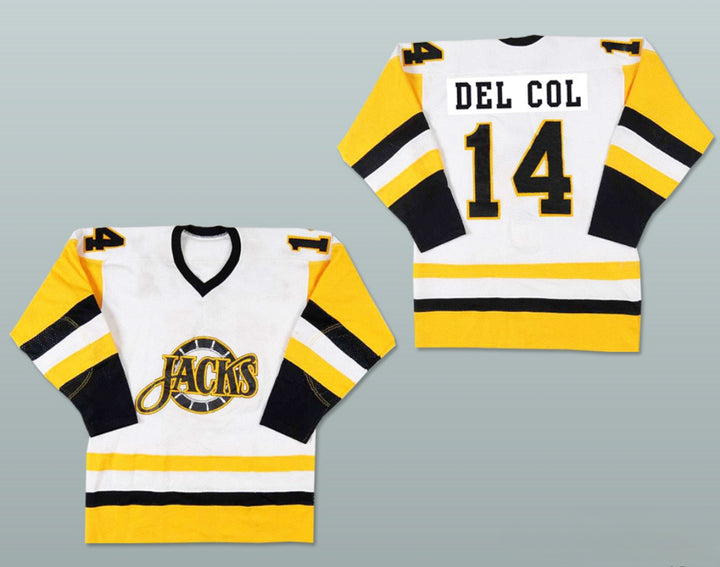 Custom Any Name Number John Del Col Baltimore Skipjacks Hockey Jersey Top Stitched S-6XL