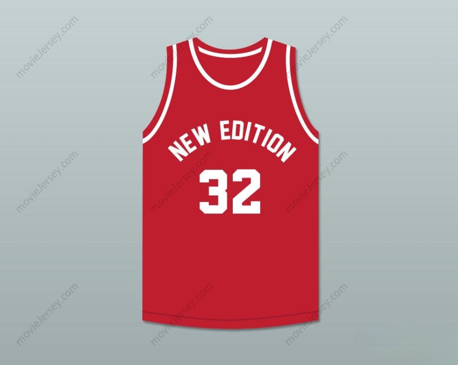 CUSTOM ANY Name Number RALPH TRESVANT 32 NEW EDITION RED BASKETBALL JERSEY Top Stitched S-6XL