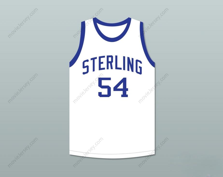 CAMISETA DE BALONCESTO BLANCA RAIDERS DE LA ESCUELA SECUNDARIA STERLING CLYDE DREXLER 54, PERSONALIZADA con Cualquier Nombre y Número, Cosida, Tallas S-6XL