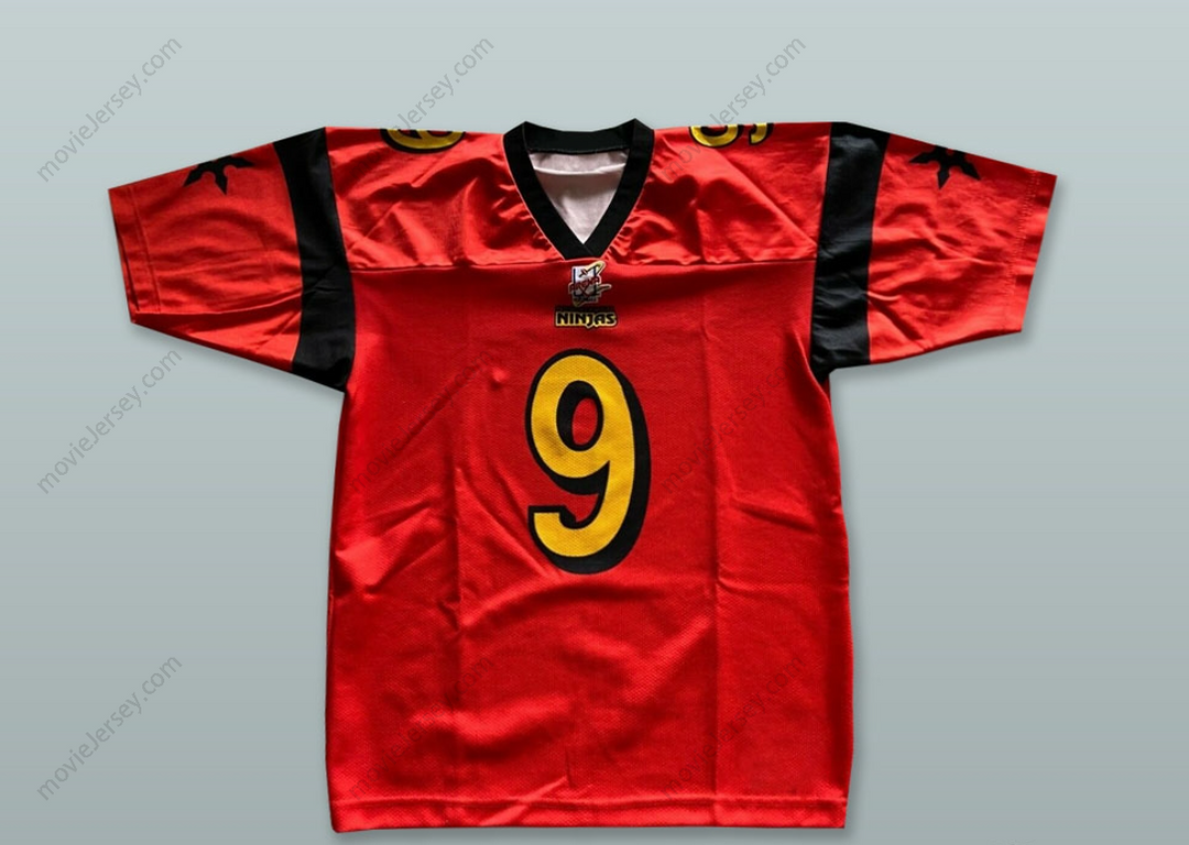 CUSTOM ANY Name Number New Haven Ninjas 9 Red Football Jersey Top Stitched S-6XL