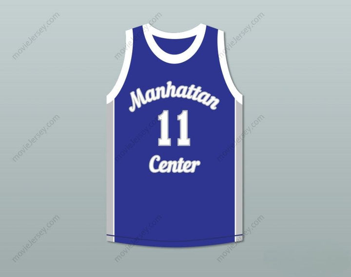 CAMISETA DE BALONCESTO AZUL BORDADA DE LOS RAMS CON EL NOMBRE Y NÚMERO QUE DESEE DEL RAPERO CAM'RON 11 CENTRAL Tallas S-6XL